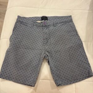 Obey Light Blue Patterned Men's Shorts